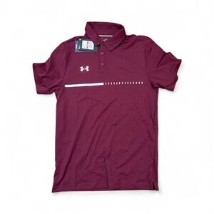 Under Armour Men's Maroon Polo Shirt XS NWT
